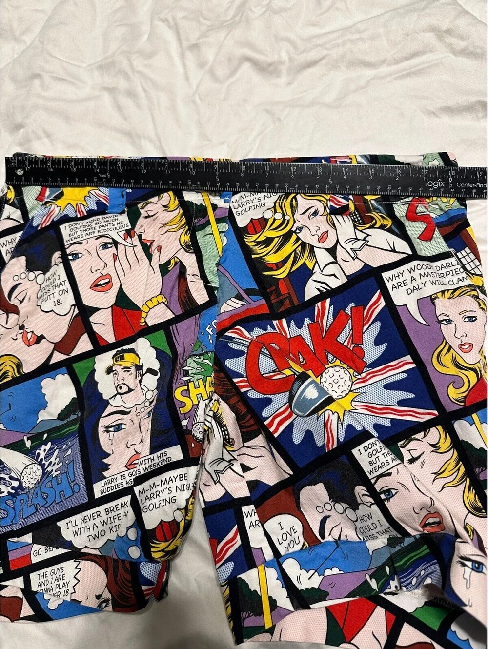 Comic Strip Loudmouth Golf Shorts Womens 14